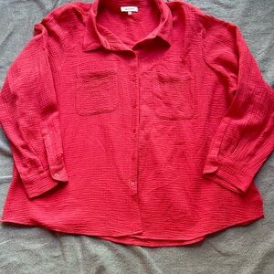 Calvin Klein Vibrant Red Shirt
